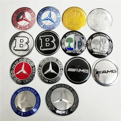 4pcs 56mm Wheel Hub Cap Sticker For Mercedes Benz Brabus AMG Hub Center Emblem • $21.12