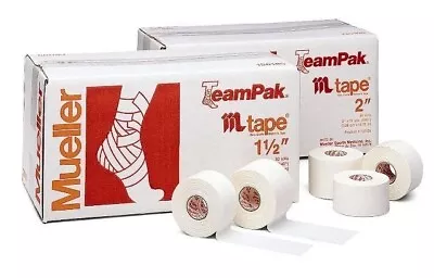 Mueller Case 32 Rolls All Sport Athletic Trainer Tape 1.5 X15 Yards Ea. White • $99.99