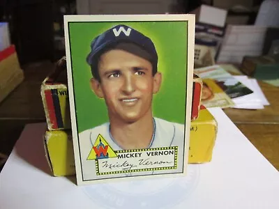 Vintage 1952 Topps Baseball Card Mickey Vernon #106 *u Grade* Ex Or Better • $1.25