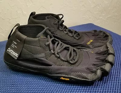 Vibram FiveFingers Men's V-Trek Size EU 48/ US 12.5-13 Hiking Trail Shoes Black • $79.85