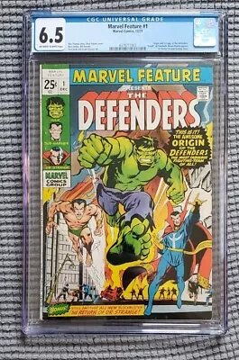 Marvel Feature #1 CGC 6.5 1st Appearance & Origin Of The Defenders! Beautiful! • $175