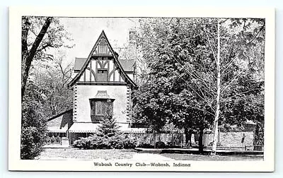 WABASH IN Indiana ~ WABASH COUNTRY CLUB 1955 Golfing Postcard • $6.78