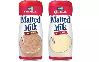 Malted Milk 13oz Carnation 2 Jars Original & Chocolate • $15.99