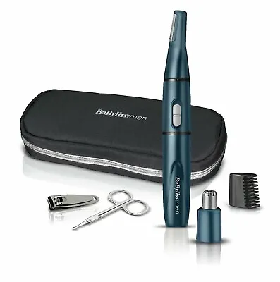 Babyliss 7058CGU 5-in-1 Nose Ear Eyebrow Hair Trimmer Nail Clippers Grooming Kit • $32.70
