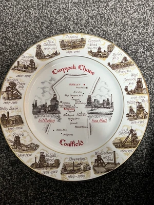 £8 • Buy CANNOCK CHASE  LIMITED EDITION COMMEMERATIVE  1980s COLLECTABLE PLATES STAFFORD