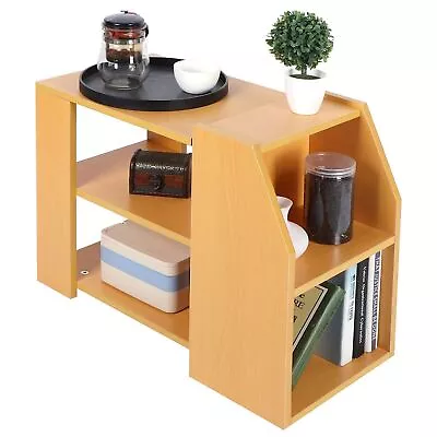 3 Tier Modern Bookshelf Storage Rack End Table Sofa Side Table For Living Room • $27.99