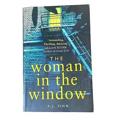 $15.95 • Buy The Woman In The Window Paperback Book  AJ Finn Thriller Mystery Suspense
