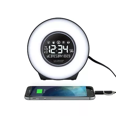 La Crosse Technology Mood Light & Nature Sound Digital Alarm Clock C83117 • $19.99