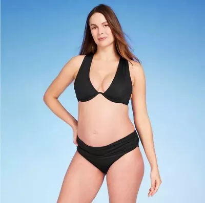 Ingrid & Isabel Women's Maternity Swim Bottom Brief Pull On Mid Rise  Size XXL • $9.18