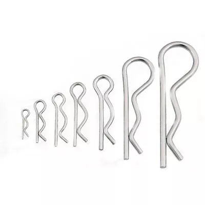 M1 M1.2 M2-M5 Zinc Plated R Pins Shaft Retaining Clips Hair Spring Cotter Pin • $4.99