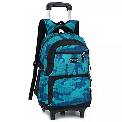 Camo Prints Kids Rolling Backpack Trolley Schoolbag Wheeled Travel Suitcase Boys • $278.38