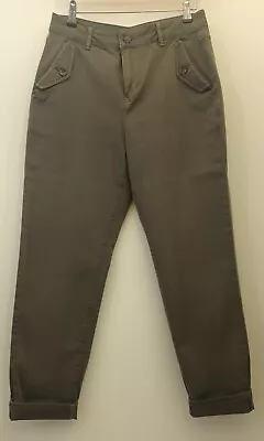 Mint Velvet Cargo Trousers Sage Green Size 10R Pre-owned • £4.99