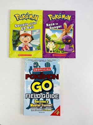$18.95 • Buy 2 X Pokemon YA Novels Plus The Unofficial Pokemon Go Field Guide - Paperback 