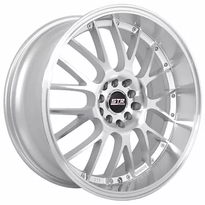 18  Str Wheels 514 Silver With Machined Lip Rims (w38) • $699