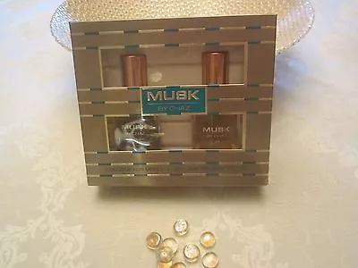 $36 • Buy Musk By Chaz Set: Cologne 1 Oz And A.m Splash 1 Oz