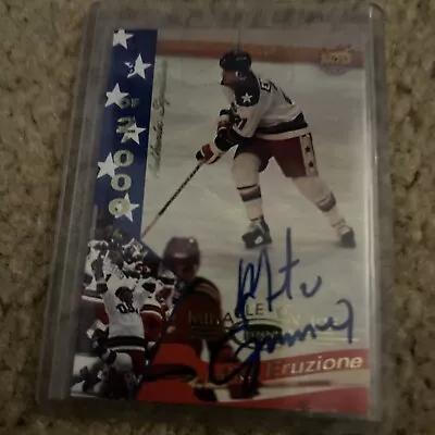 Mike Eruzione 1995 Miracle On Ice #12 - Authentic Auto - Usa • $42.77