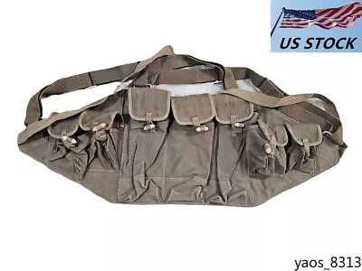 China 56 Russia AK Multi Pocket Tactical Vest Chest Rig Bellyband 7.62 Mag Pouch • $22.94