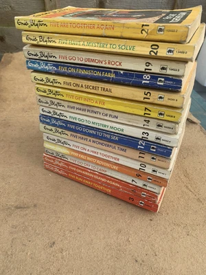 £22 • Buy Enid Blyton Books Famous Five Set Of 15 Nice Vintage Condition 1980s