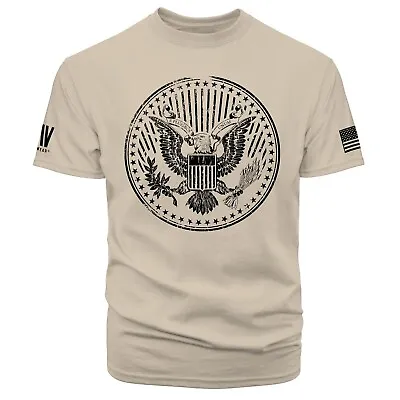 United States Coat Of Arms Military Patriotic Short Sleeve T-Shirt • $23.95