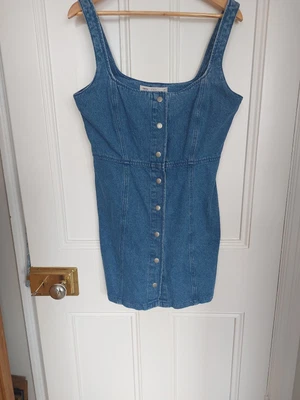 £6 • Buy Ladies Denim Pinafore Dress