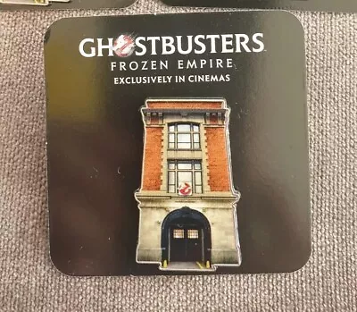 Ghostbusters Frozen Empire Cinema Exclusive Odeon Pin Badge - Fire House • £10
