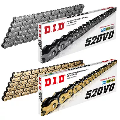 D.I.D 520VO Professional O-Ring Motorcycle Chain DID 520 - Choose Color & Length • $76.66