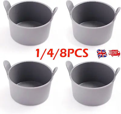 1/4/8Pack Air Fryer Egg Poacher Moulds Silicone Ramekins For All Air Fryer • £3.69