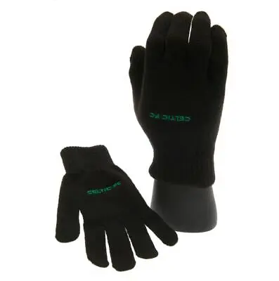 Celtic FC Knitted Winter Gloves Sizes Junior & Adult Official Club Merchandise • £8