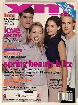 YM April 1998 Michelle Williams Katie Holmes James Van Der Beek Joshua￼ Jackson￼ • $21.73