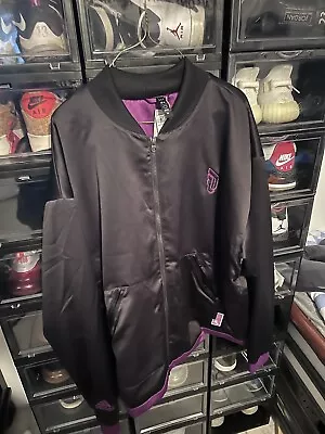 Adidas Dame 8 Inn Damian Lillard XL Black Purple Oakland Men’s  Jacket - NWOT • $30