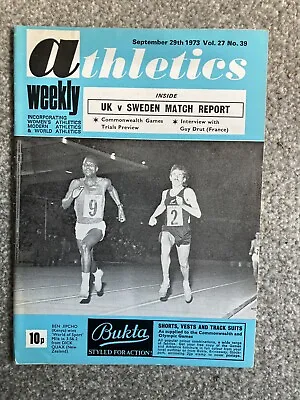 £6.99 • Buy ATHLETICS WEEKLY - 29 September 1973 - Guy Drut; Ian Stewart
