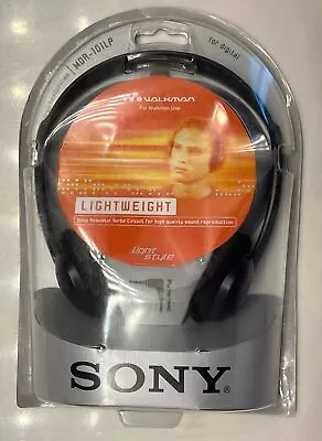 Vintage Sony Walkman Headphones MDR-101LP Stereo Lightweight 2002 Unopened • $29.95