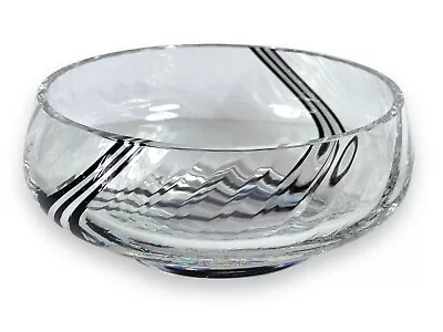 Vintage CAITHNESS Scottish Large Crystal Glass Fruit Bowl • £25