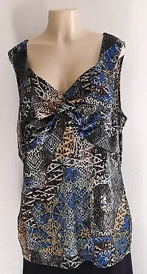 Monroe & Main Multicolor Sleeveless Blouse Size 2X  • $12.18