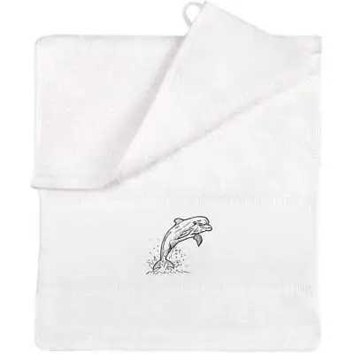 £8.99 • Buy 'Dolphin' Flannel / Guest Towel (TL00016163)