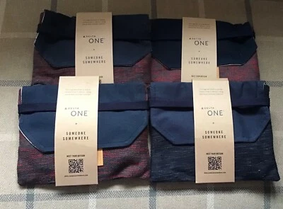 £5 • Buy Delta One, Someone Somewhere, Amenity Kits. 3 Red & 1 Blue. New.