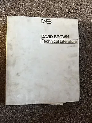 David Brown Technical Manual • £80