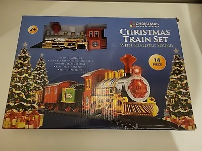 The Christmas Workshop Christmas Train Set Realistic Sounds & Light • £13.99