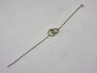 £199.99 • Buy Tiffany And Co Interlocking Circles Bracelet