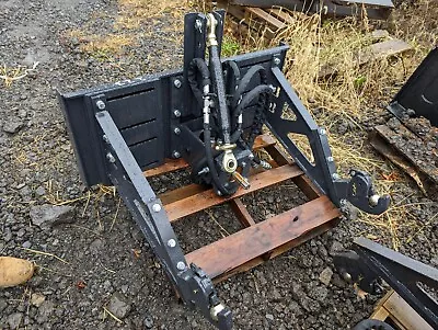  3-Point Hitch Power PTO Adapter Plate Hydraulic Skid Steer Attachment Bobcat. • $1650