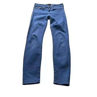 VINCE Women’s Jeans Pants Blue Skinny Ankle Stretch Cotton Blue Size 25 • $16.99