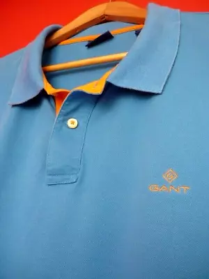 Gant Polo Shirt 4xl Xxxxl  ( 26.5 Inch Pit2pit ) Good Used Con. Stretch • £26.11