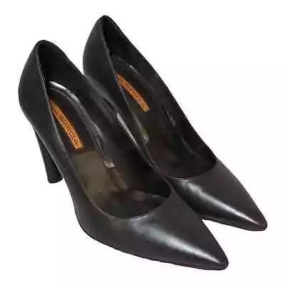 Via Spiga Vero Cuoio Ladies Heels Size 8 Leather Chocolate Brown • $39