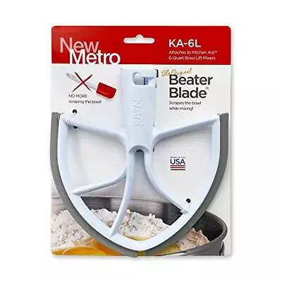 New Metro Design KA-6L Plastic Beater Blade Works W/ Most KitchenAid 6 Qt • $24.59