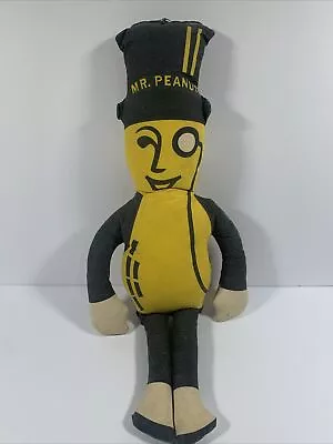 Vintage Planters Mr. Peanut Stuffed Plush Toy Doll Advertising Promo 18  Tall • $12