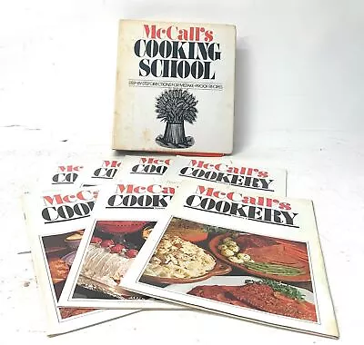 McCall's Cooking School - 1 Ring Binder Cookbook Set 1986 + 7 Cookery • $12.99