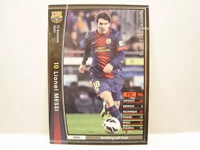 Panini WCCF 2012-13 Lionel Messi No.10 FC Barcelona Spain La Liga 12-13 #332 • $6