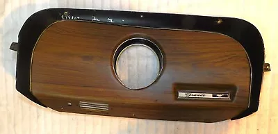 1969 1970 Mustang Mach 1 Boss Grande ORIG RH WOOD GRAIN DASH CLOCK PANEL BEZELS • $299