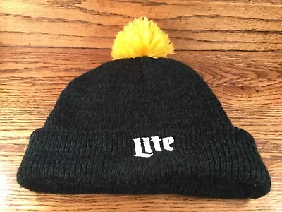 Green Packer Packers Miller Lite Knit Winter Hat Football NFL BEER  • $11.04