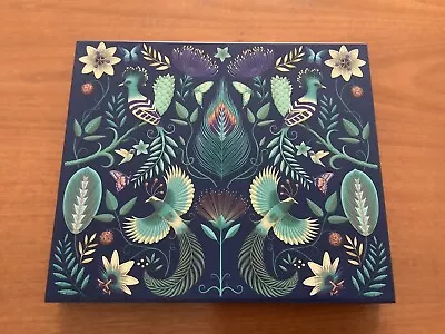 M&S Biscuit Tin Birds Flowers Limited Edition TIN ONLY EMPTY • £5.99